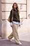 Wardrobe Essentials Haki Yumuşak Fermuarlı Dik Yaka Triko Kazak TWOAW27KZ00127