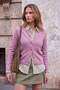 Wardrobe Essentials Pembe Bisiklet Yaka Yumuşak Basic Triko Hırka TWOAW27HI00101 - 3