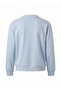 Açık Mavi Soft/Yumuşak Dokunuşlu Oversize/Geniş Kesim Bisiklet Yaka Örme Sweatshirt TWOAW27SW00143 - 6