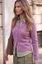 Wardrobe Essentials Pembe Bisiklet Yaka Yumuşak Basic Triko Hırka TWOAW27HI00101