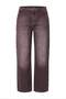 Bordo Yüksek Bel Wide Leg Beli Kemersiz İşleme Detaylı Jeans TWOAW27JE00276