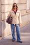 Wardrobe Essentials Bej Oversize Cep Detaylı Midi Mono Kapama Trençkot TWOAW27TR00019 - 2