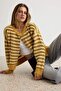 Wardrobe Essentials Hardal*001 Alpaka Yünü Karışımlı Geniş Kalıp Triko Hırka | TWOAW26HI00089 - 2