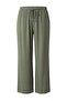 Yeşil Keten Karışımlı Geniş Paça Tencel Pantolon TDRSS26PL00008 - 6