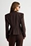 Brown-Multicolor Blazer Jacket Twoaw27Bc00003 - 5
