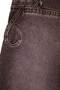 Bordo Yüksek Bel Wide Leg Beli Kemersiz İşleme Detaylı Jeans TWOAW27JE00276 - 4
