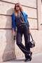 Wardrobe Essentials Siyah Az Esnek Yüksek Bel Wide Leg Geniş Paça Jeans TWOAW27JE00081
