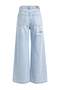Mavi Yüksek Bel Wide Leg Dikiş Detaylı Nakışlı Destroy Yırtıklı Jeans TWOAW27JE00273 - 5
