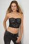 Black Strapless Lace Detailed Bustier Tpraw27Bs00018 - 2
