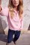 Wardrobe Essentials Dusty Rose Soft Zipper High Neck Knitwear Sweater Twoaw27Kz00127 - 3