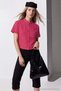 Fuchsia Accessory Detailed Woven Blouse Twoss26Bz01085 - 4