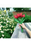 Artificial Flower 10Pcs Red Wet Tulip - 7
