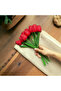 Artificial Flower 10Pcs Red Wet Tulip