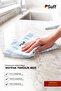 Veilchen Gold Series Premium Microfiber Kitchen Cleaning Cloth Set of 3 60X40 cm - 4