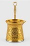 300 ml Traditional Embossed Cast Steel Induction Compatible Large Size Turkish Coffee Pot for 4-5 People