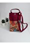Handmade Phone Bag with Pockets, Ethnic Pattern, Adjustable Strap