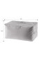 Flower Pattern Printed Scrap - Gray - 74X46X46 cm - 5