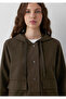 Hooded Khaki Jacket Regular Fit / Normal Cut 110775-71541 - 5