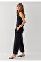 Linen Blend Black Trousers 1011197-900 - 2