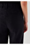Linen Blend Black Trousers 1011197-900 - 7