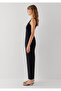 Linen Blend Black Trousers 1011197-900 - 4