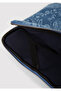 Ethnic Patterned Denim Laptop Bag 1913825-31558 - 5