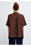 Brown Linen Shirt Oversize / Wide Cut 1211532-70238 - 5