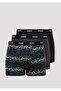 3-Pack Printed Gray Boxer 0912350-32174