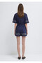 Ethnic Printed Navy Blue Shorts 1410254-91499 - 5