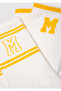 2-Pack m Logo Ecru Socks 1913258-32158 - 4
