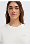 Logo Printed Ecru T-Shirt Regular Fit / Normal Cut 1613882-80194 - 7