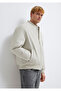 Logo Embroidered Gray Bomber Jacket 0110774-70144 - 3