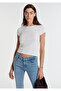 White Basic T-Shirt Fitted / Bodycon Cut 1613808-70057 - 3
