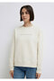 Denim Printed Ecru Sweatshirt 1S10525-80194 - 3