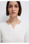Long Sleeve Button Detailed Ecru T-Shirt Slim Fit / Narrow Cut 1613756-70057 - 6