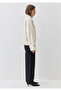 Zippered Ecru Jacket Oversize / Wide Cut 1110830-70065 - 8