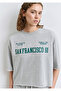 San Francisco Printed Gray Sweatshirt 1S10384-83096 - 5
