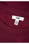 Crew Neck Claret Red Basic Sweatshirt 1610198-70415 - 8