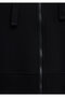 Hooded Black Basic Crop Sweatshirt 1S10388-900 - 8