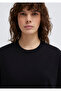 Black Basic Interlock T-Shirt Loose Fit / Relaxed Fit 1613820-900 - 6