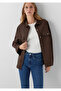 Brown Shirt with Pocket Detail Oversize / Wide Cut 1211181-88067