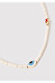 Beaded Ecru Necklace 1913639-32149 - 3