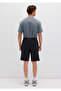 Black Printed Shorts -0410224-900 - 4