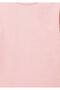 Ribbed Pink Basic T-Shirt Fitted / Fitted Cut 7610260-86953 - 4