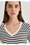 Long Sleeve Crop Basic T-Shirt Crop / Short Cut 1613041 -85586 - 6