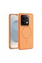 Xiaomi Poco X6 Compatible Case Mono M-Safe Silicone Case Orange
