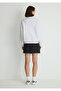 Logo Printed Semi-Zip Gray Sweatshirt 1S10179-85438 - 4
