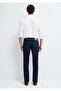 Marcus Premium Blue Ink Blue Gabardine Trousers 0035187841 - 4