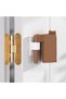 white Door Stopper Baby Safety Door Lock Door Stops Hinge Anti Pinch Hand Kids Children Finger Prote - 3