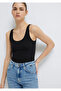 2-Piece Women's Black Basic Undershirt Fitted / Body-Fitted Cut 1611367 -900 - 3
